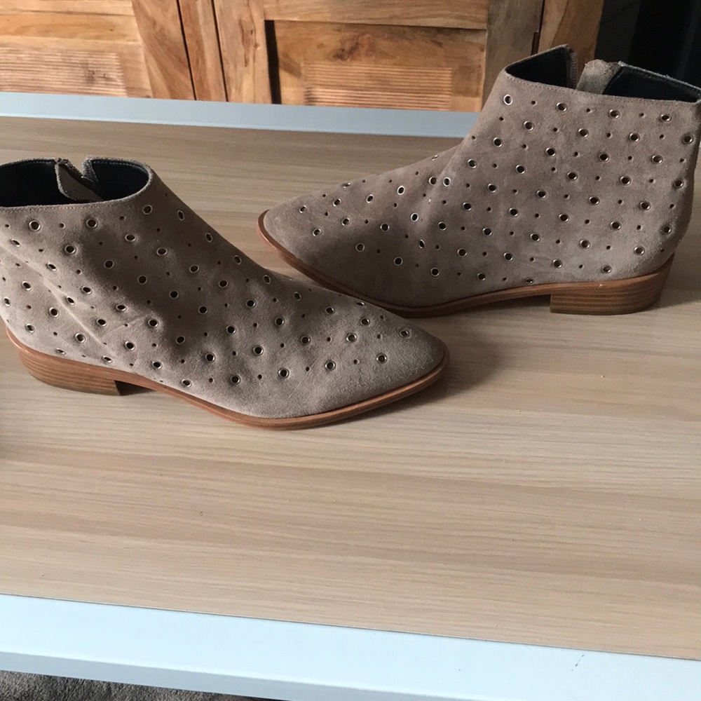 Suede minkoff shoes